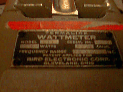 Bird 611 Wattmeter Manual